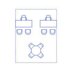 Layouts Private Offices Shared Split Center Meeting Sketch Style Svg Vector, Free Vectors File